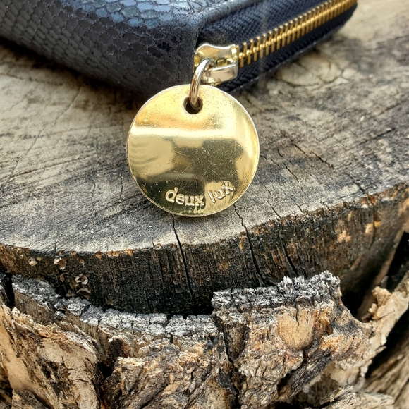 deux lux faux leather zip wallet - Picture 2 of 3